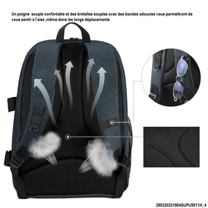 Sac Portable étanche anti-rayures , sac à dos portable  stabilisateur caméra ,sac avec housse de pluie pour appareil photo numérique, compatible avec DJI Ronin-SC / Ronin-S