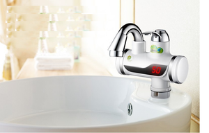 robinet électrique d'eau chaude instantanée sans réservoir,salle bain,cuissine
