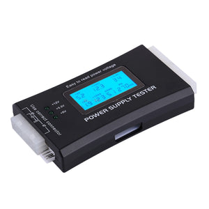 Testeur d'alimentation PC 20/24 Pin PSU ATX SATA HD, Écran LCD numérique PC Ordinateur,testeur de courant pour téléphones mobiles...