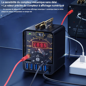 Instrument de diagnostic cc d'alimentation isolée de wattmètre (affichage numérique)