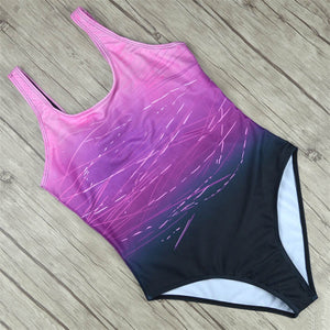 Female Sexy Swimsuit Vintage Swimwear High Neck Bandage Criss Cross Back Swimwear