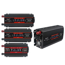 Charger l&#39;image dans la galerie, LCD Smart Home Car Inverter 12V à 220V Convertisseur de puissance