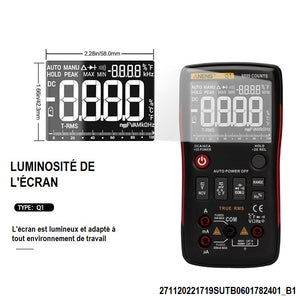Multimètre numérique intelligent automatique de haute précision
