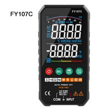 Charger l&#39;image dans la galerie, multimètre numérique portable intelligent de haute précision entièrement automatique (FY107A; FY107B;FY107C+;FY107C  )